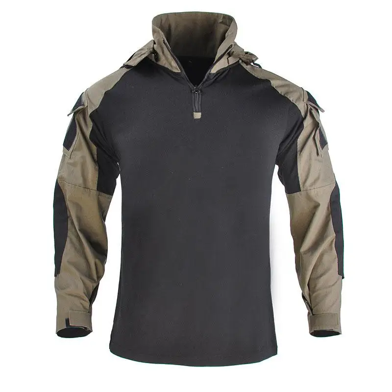 Chaqueta Bomber para hombre, chaqueta táctica de vuelo, abrigo, camiseta de combate, Sudadera con capucha de caza táctica, chaqueta de camuflaje