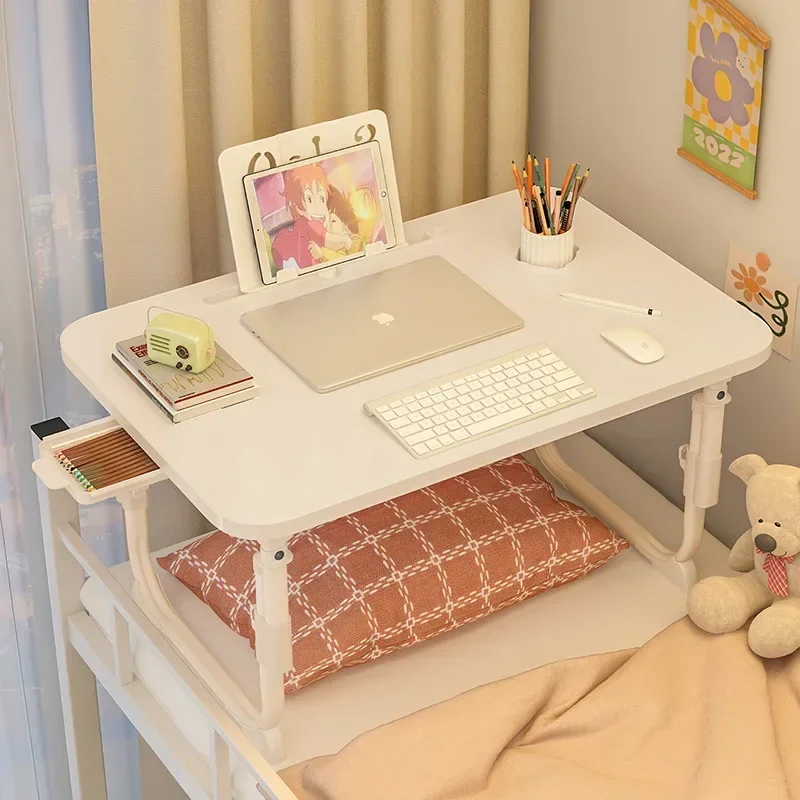 Bed Lift Household Bedroom Bay Window Table Board Dormitory Student Computer Desk Folding Study Desk