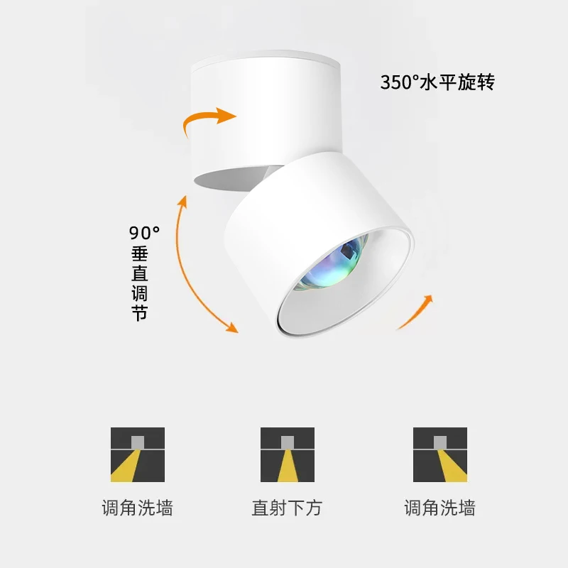 Атмосфера спальниLEDDownlight Настенный светильник для мытья дневного света Прожектор без сверления Накладной светильник с защитой от заката Интернет Ce