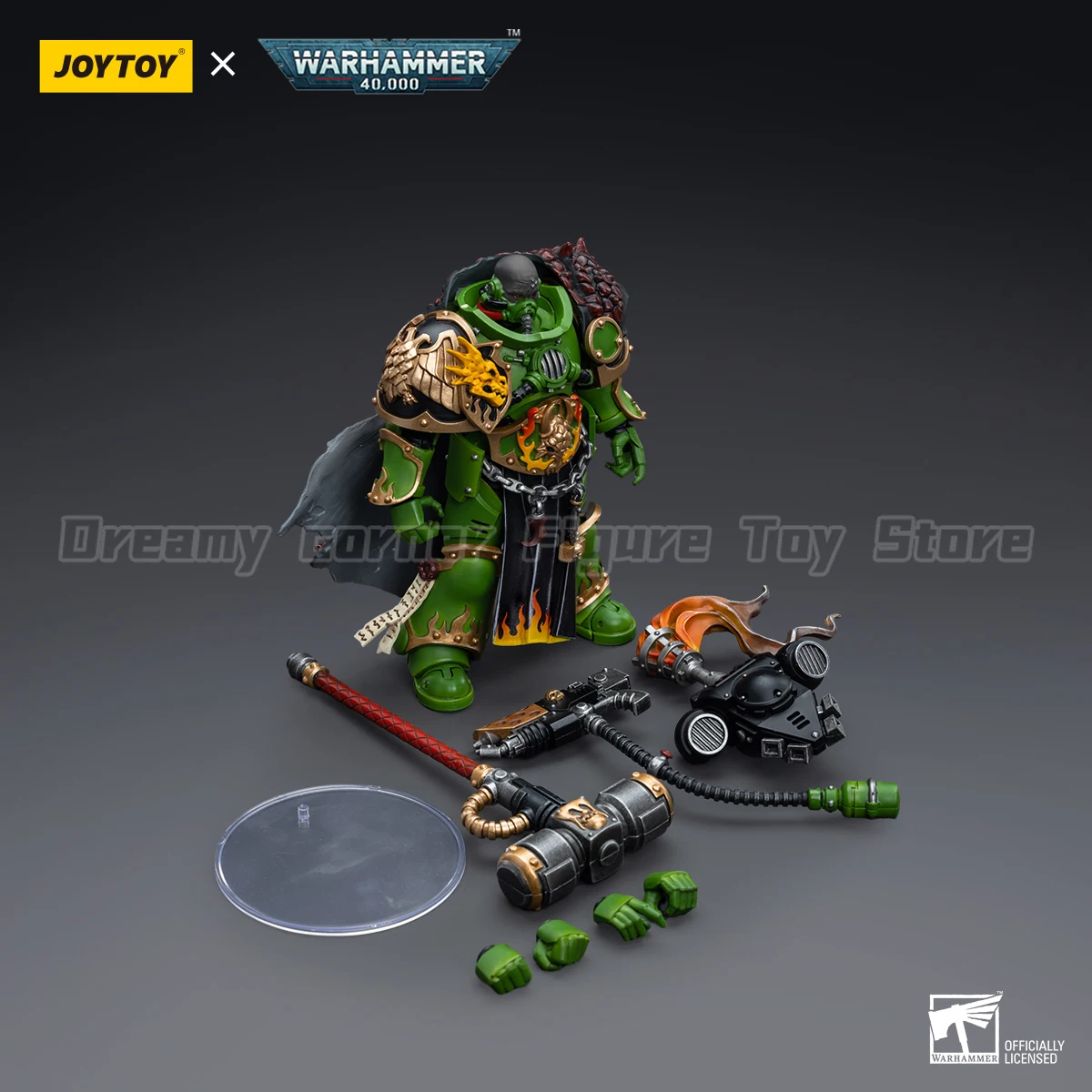 

【Доставка в течение 24 часов】Фигурка JOYTOY Warhammer 40K Salamanders Captain Adrax Agatone 1/18