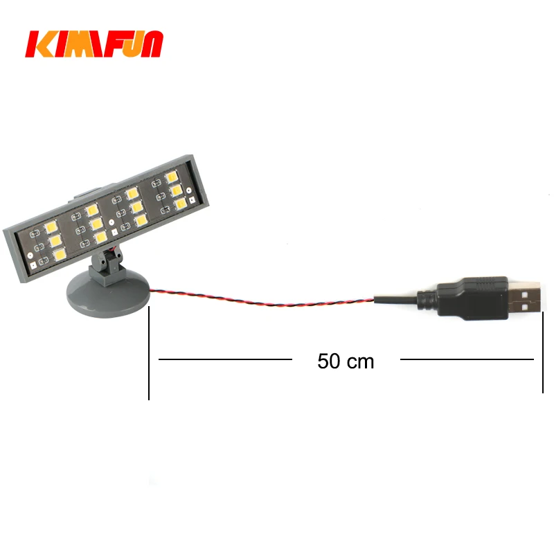 2szt Klocki konstrukcyjne Uniwersalne DIY Oświetlenie LED RGB Klocki MOC Zabawka z portem USB Kolorowe białe ciepłe reflektory Zestaw kompatybilny