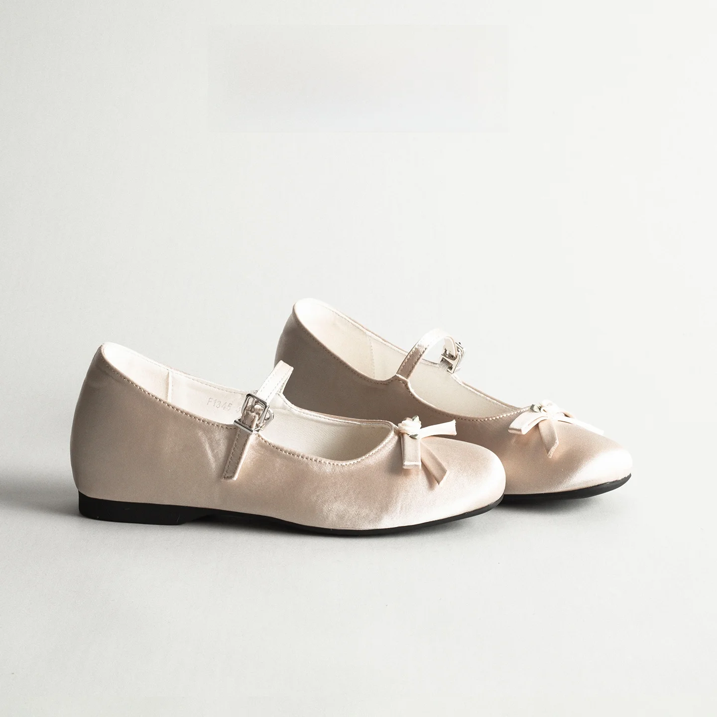 

Retro Mary Jane Shoes Women's Ballet Flat Knot Versatile Low Cut Ballet Single Shoes Spring Season Synthetic Inner Material