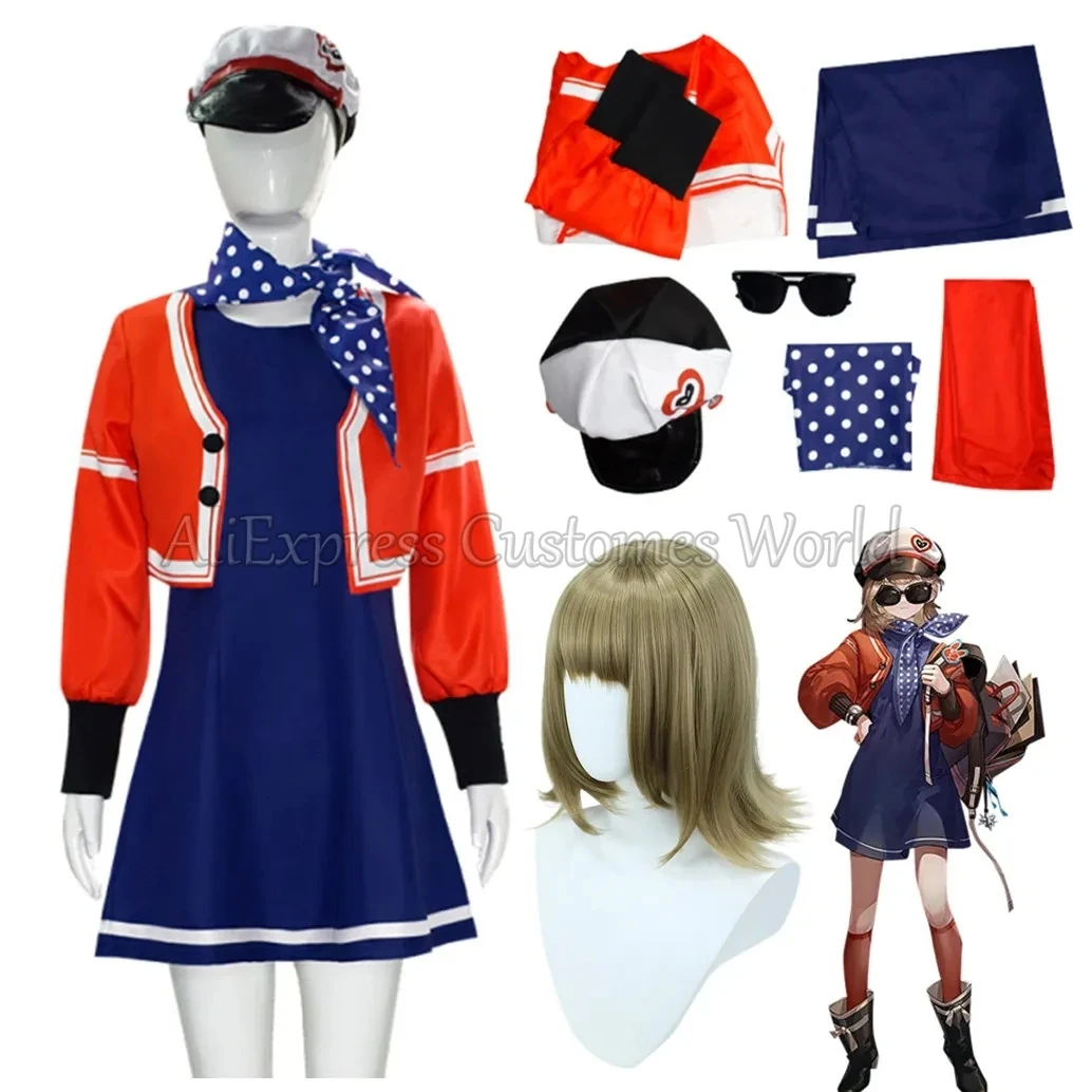 

Novelty Reverse:1999 Cosplay Costume Regulus Cosplay Outfit Dress Role Playing Reverse:1999 Regulus Stocking Sunglasses Hat