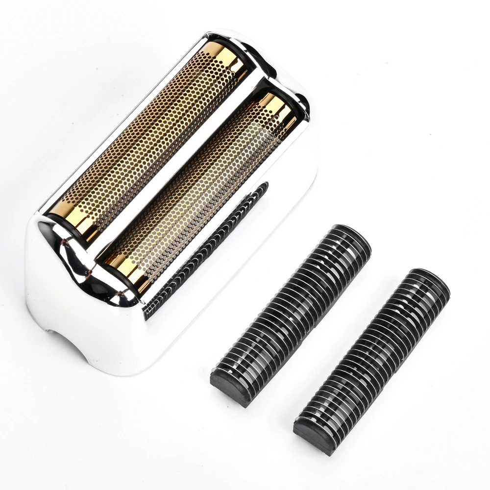 2 Pack Pro Scheerapparaat Vervanging Folie En Snijders Vervanging Scheerapparaat Hoofd Goud Folie