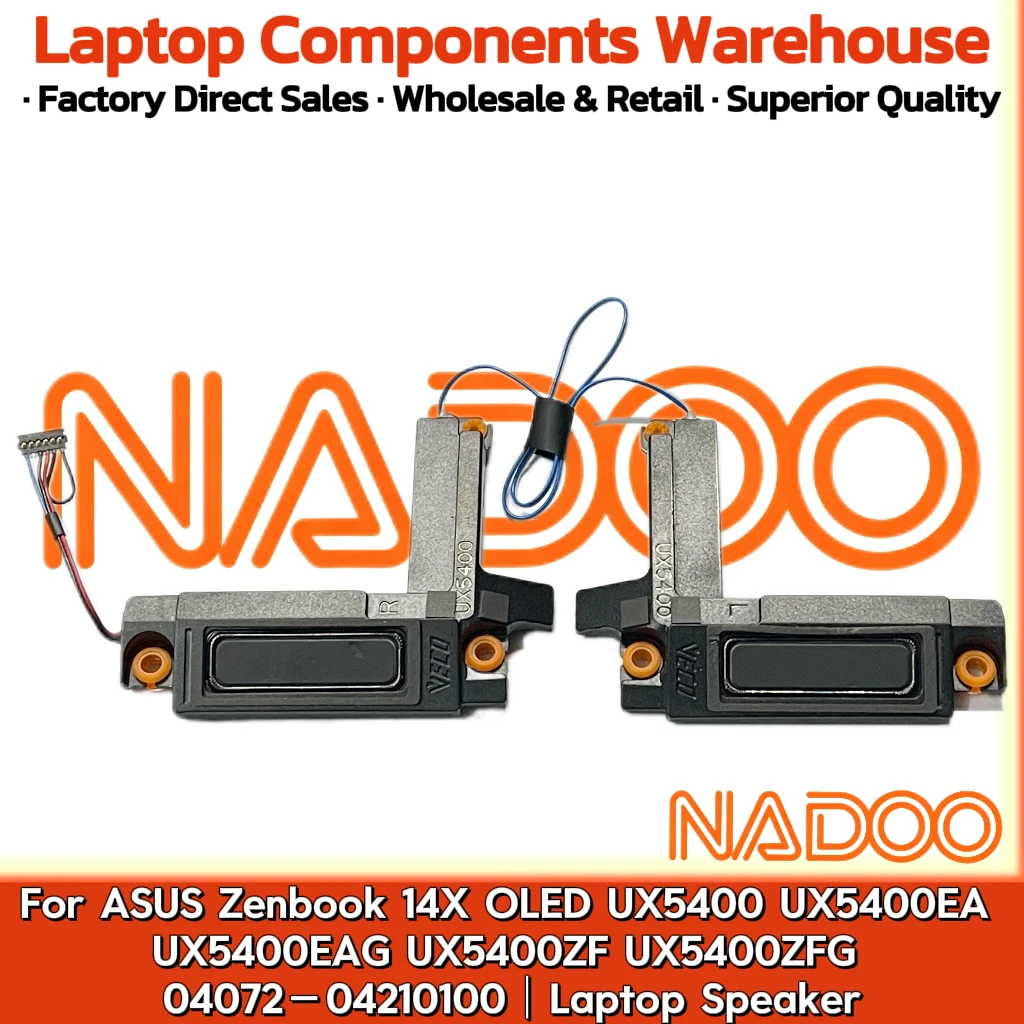 

New Original Laptop Notebook Audio SpeakeFor ASUS Zenbook 14X OLED UX5400 UX5400EA UX5400EAG UX5400ZF UX5400ZFG 04072－04210100