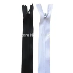 2 pcs/lot 150cm 3# invisible zipper for Sewing Quilt accessories close end zipper White and Black