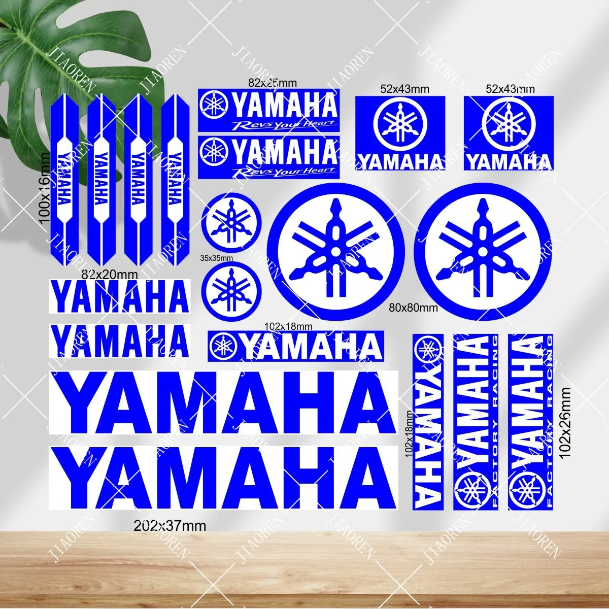 

Christmas YAMAHA Sticker Logo Motorcycle Tank Helmet Car Bike Decal Kit MT 07 MT 09 YZF R1 R3 R6 #2