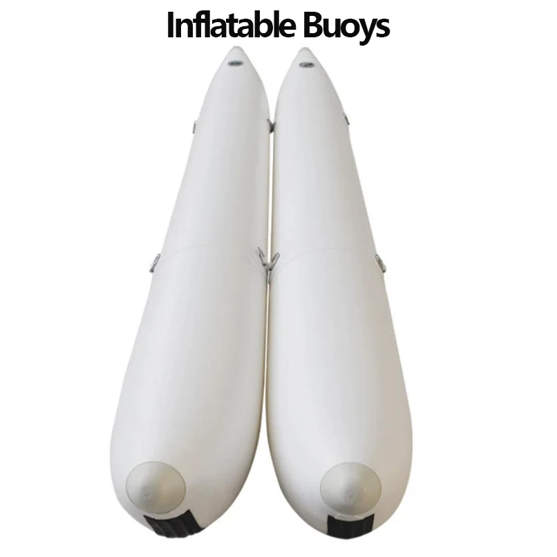 New Inflatable Buoys Increased Buoyancy & Stability for Boat Canoeing Multi-purpose PVC Air Chamber Underside with Wear Strips