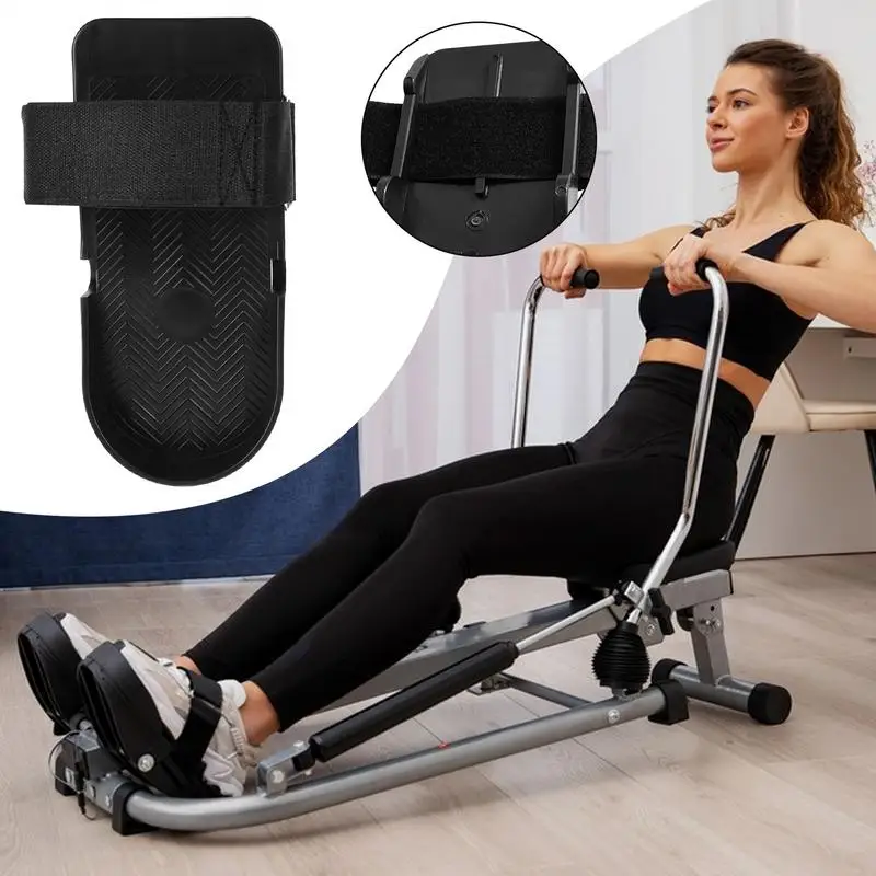 Rowing Machine Foot Pedals Full Body Workout for Sports Equipment Equpment Exercising Bile Flat Plastic Road Exercise