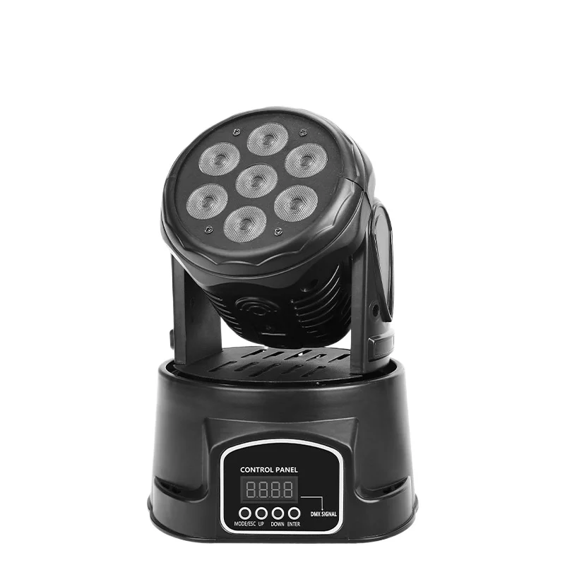 

7 shaking head par lights LED flash ktv private room stage lights laser rotating lights bar colorful dyeing