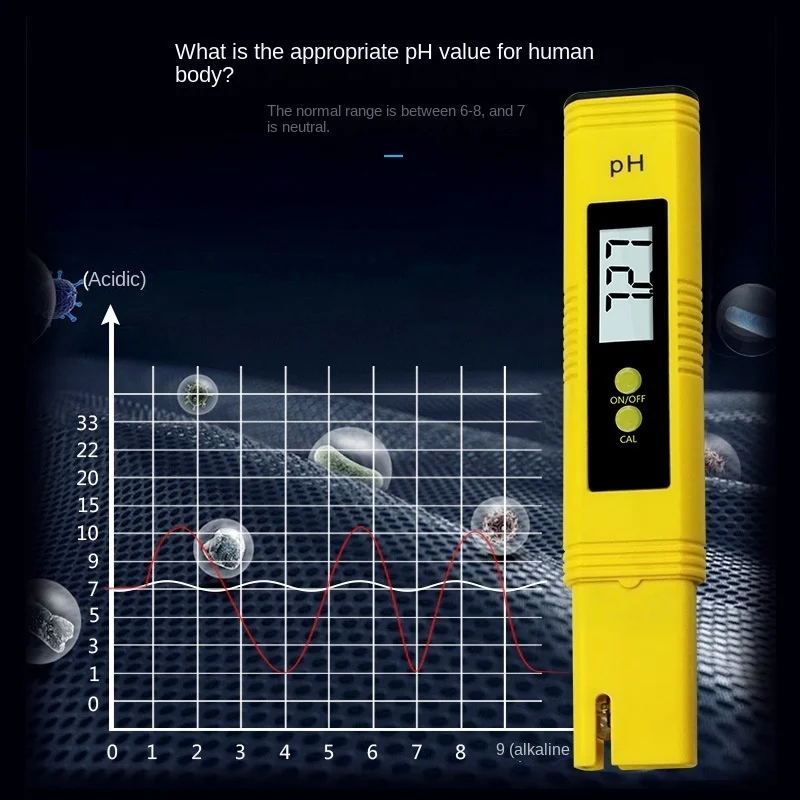 Misuratore di acidità portatile digitale tipo penna PH misuratore di alta precisione 0.01 PH strumento di Test della qualità dell\'acqua