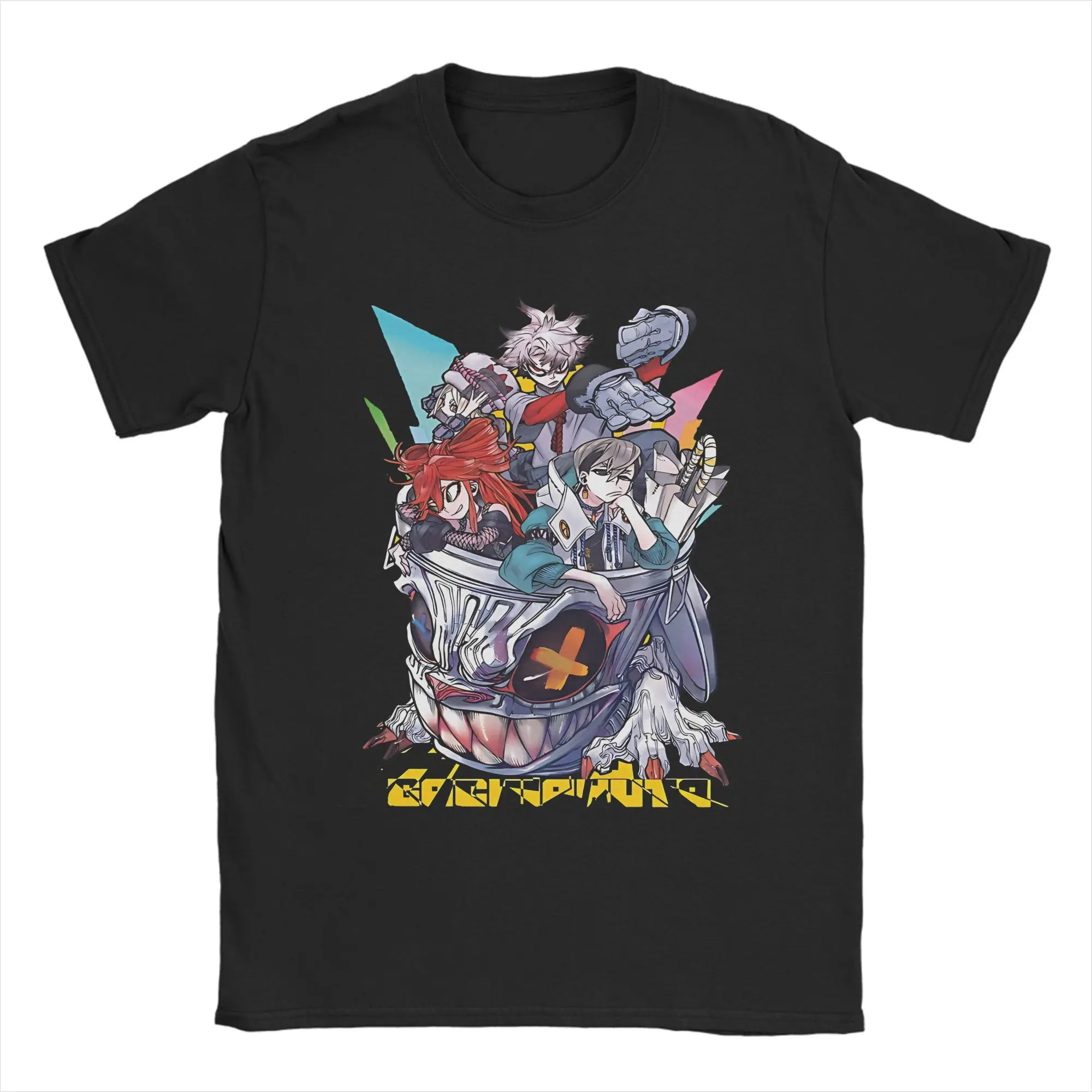 

Gachiakuta Anime Men Women T Shirt Rudo Manga Vintage Tee Shirt Short Sleeve Crewneck T-Shirt Cotton Gift Idea Clothing