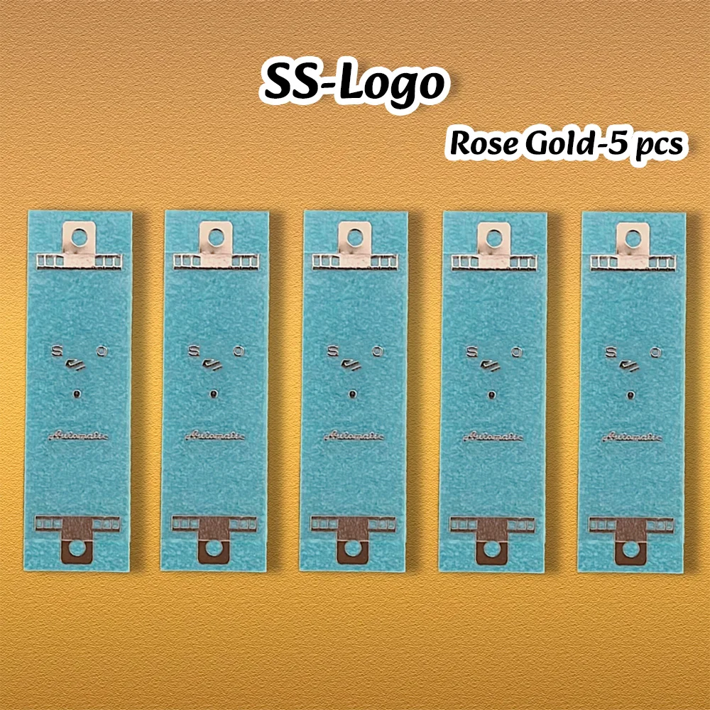 SEI SS Logo New 3D metal Logo sticker suitable for 27-30MM flat dial watch modification accessories view 6