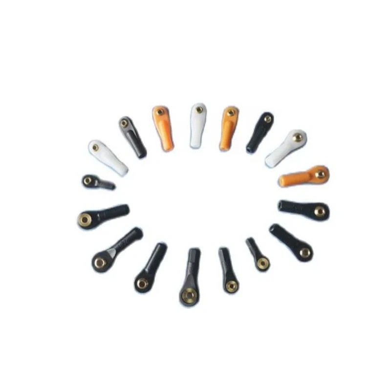 5-delige sferische kogelgewricht link met messing bal voor RC vliegtuig boot auto kleur zwart