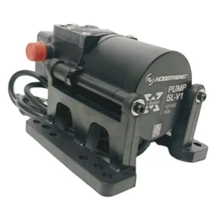 Hobbywing 5L Brushless Water Pump, Built-in Esc, 25kg 16kg 10kg, Suitable for UAV Spray System with Pressure Nozzle