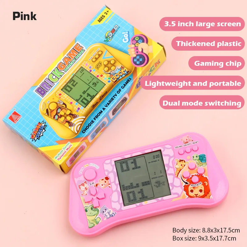 Handheld Players Electronic Game Children Pleasure Games Player Classic Machine Brick Kids Console