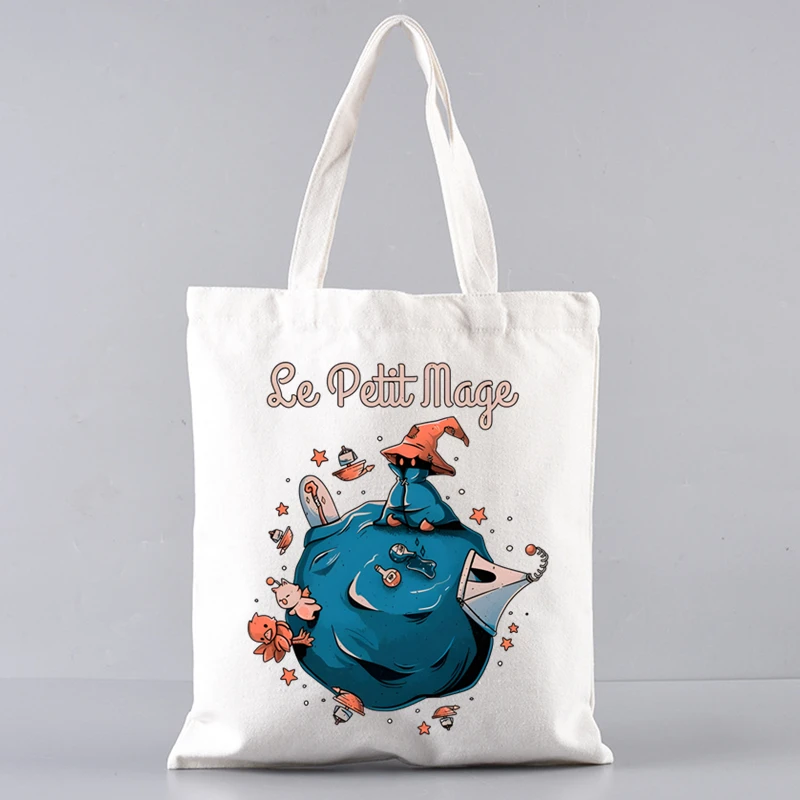 Final Fantasy Shopping Bag Grocery Handbag Bolsas De Tela Tote Bolsa Shopping Bag Jute Tote Fabric Custom