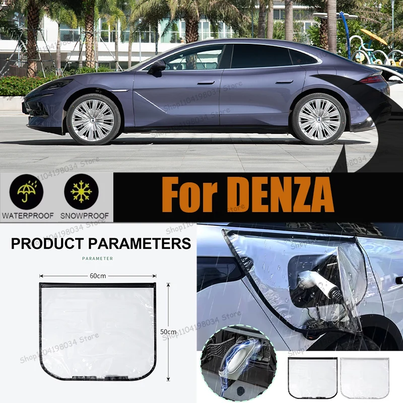 For DENZA Z9 D9 N7 N8 Z9GT electric Vehicle Charger Port Rainproof Dustproof Cover Outdoor Protection Covers Car Accessories