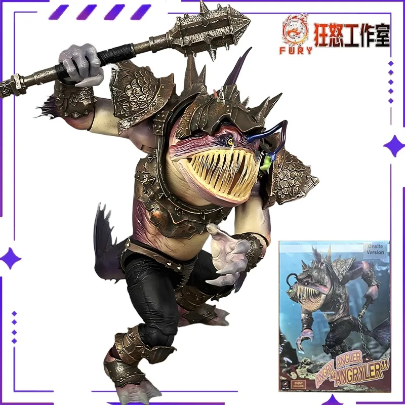 FURY TOYS Fury Studio Oryginalny Demon Gór i Morza Record Lantern Fish 7-calowy Gotowy Produkt Ruchoma Figurka Model Zabawka