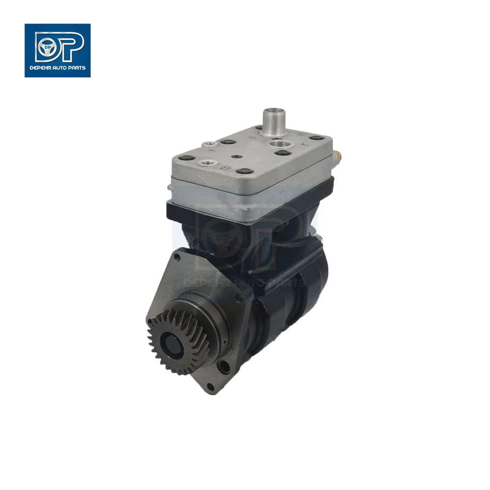 9115530010 4571301515 4571302015 9115530030 Depehr Heavy Duty European MBZ Truck Two Cylinder Air Brake Compressor