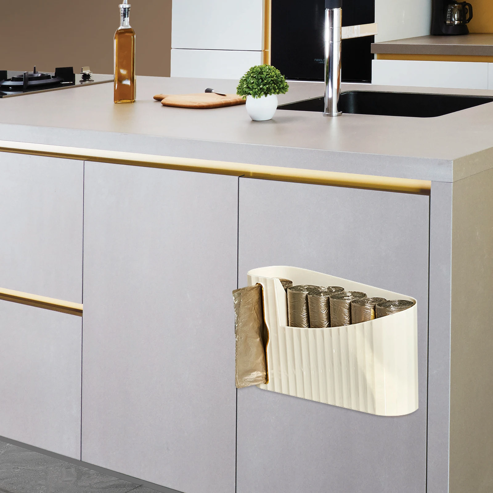 Настенный держатель для мешка для мусора 1