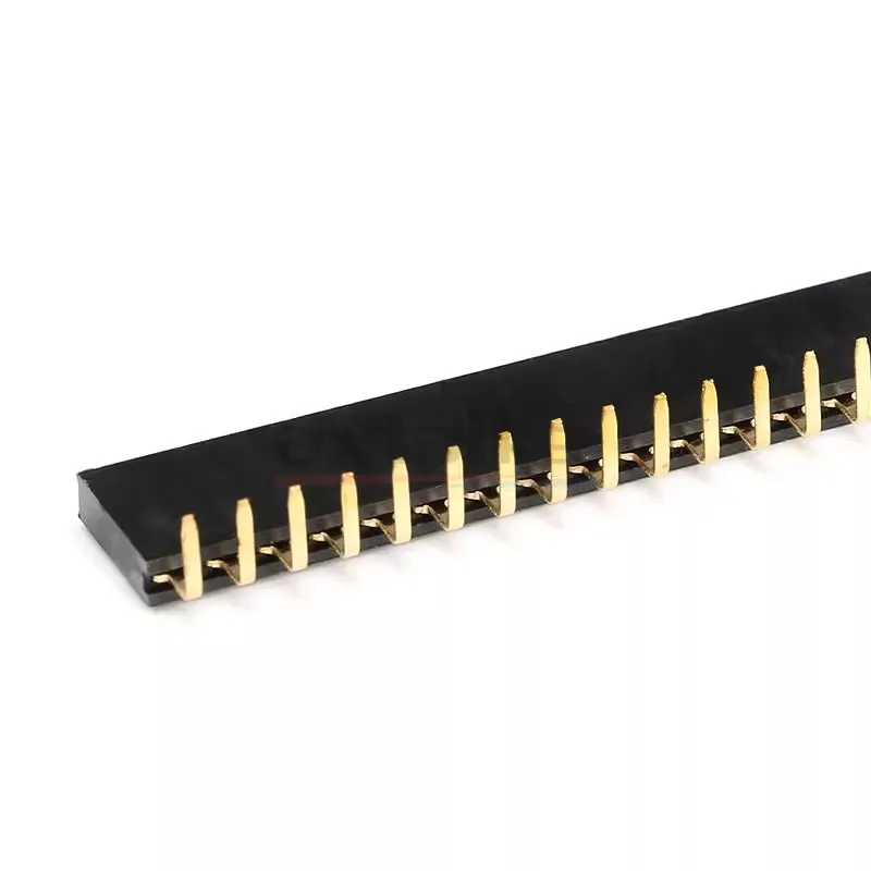10PCS 2.54mm Pin Header Female Header PCB Connector 2P 3P 4P 5P 6P 7P 8P 9P 10P 12P 20P 16P 40Pin 2.54 Single Double Row Bend
