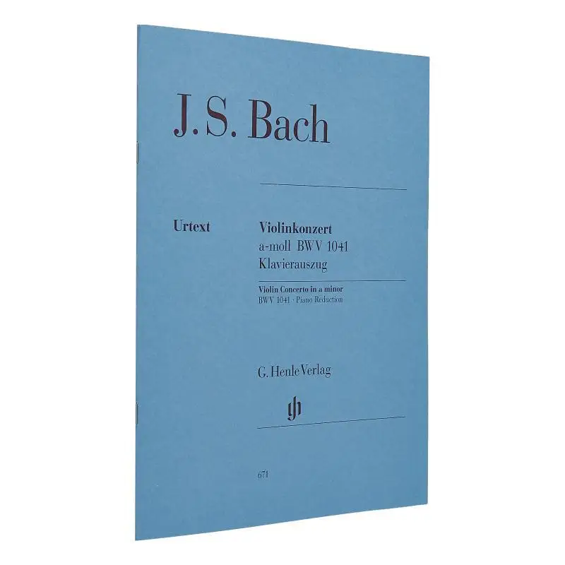 

HN671 Скрипка Баха Концерт A Minor PR Эппштейн Hans G Henle Verlag 9790201806716 Книга