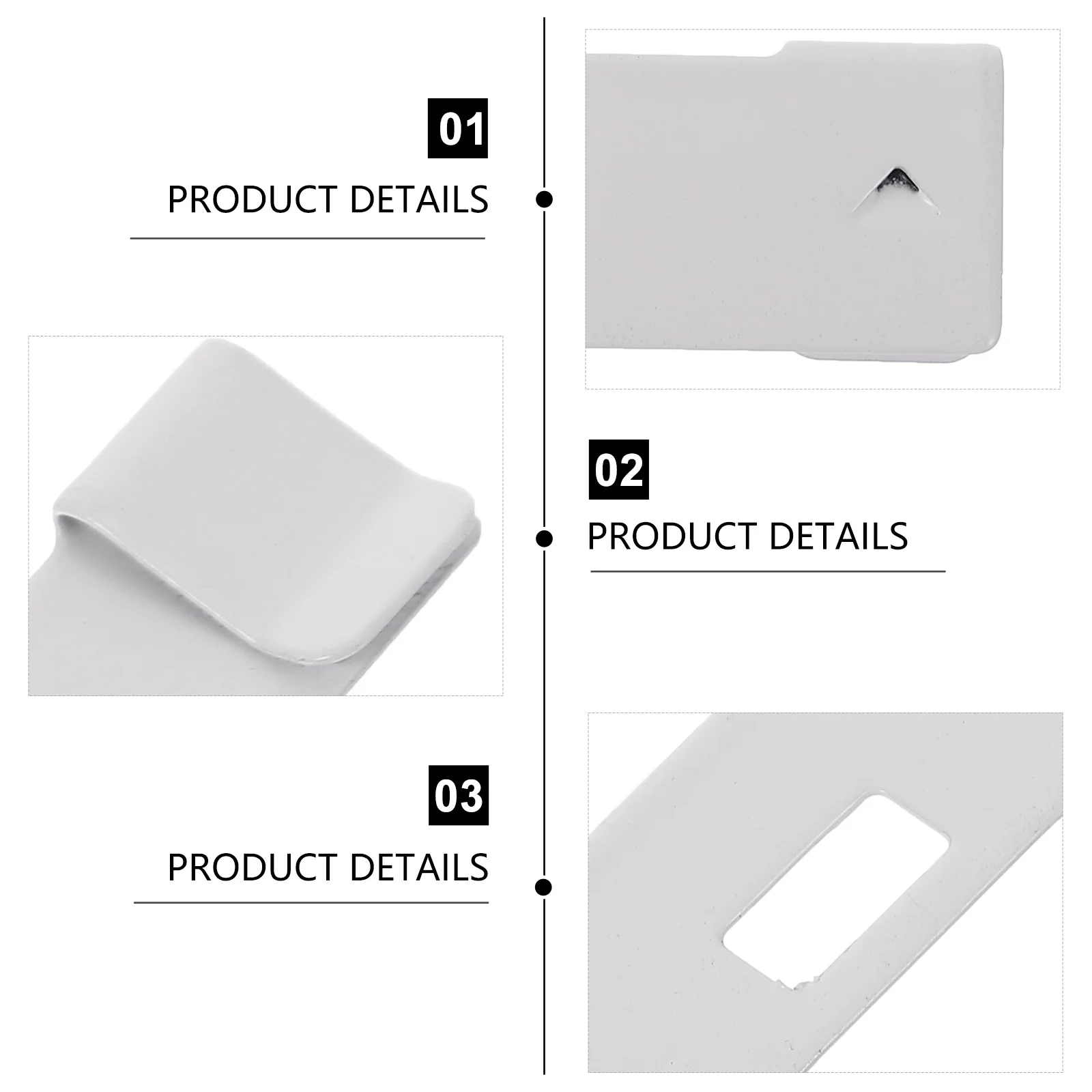 

6pcs Vertical Blind Vane Saver Repair Clips For Window Blinds Replacement Slats Metal Tabs Fix Broken Shades Easy