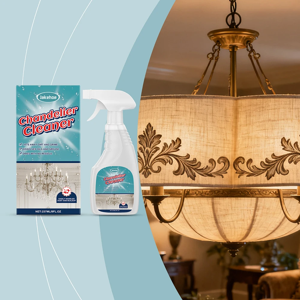 Easy To Clean Elegant Chandelier Solution Effortless No-Wipe Cleaning For Dazzlings Shine Wedding Venue-Sparkle