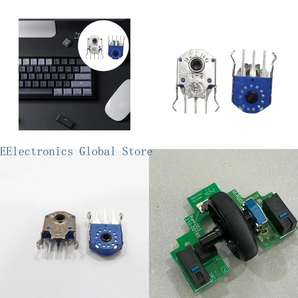 

462B 2Pcs HUANO 8mm Blue Cores Mouse Encoders for GPROX Superlight Scrolling Performances in Office and Gaming