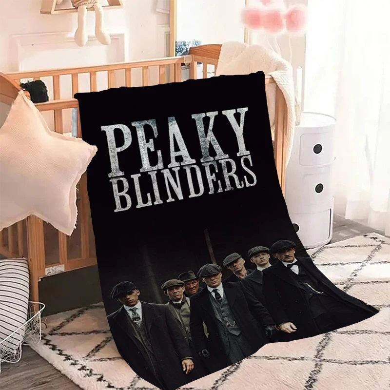 

P-Peaky B-Blinders TV Play Throw Knee Blanket Fluffy Soft Blankets Microfiber Bedding Sofa Bed Decorative Double Fleece Nap Home