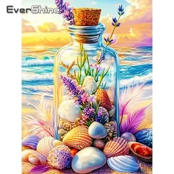 Evershine Diamond Painting Bottle Landscape Cloud New Collection 2025 Diamond Embroidery Scenery Sea Beach Cross Stitch Kit