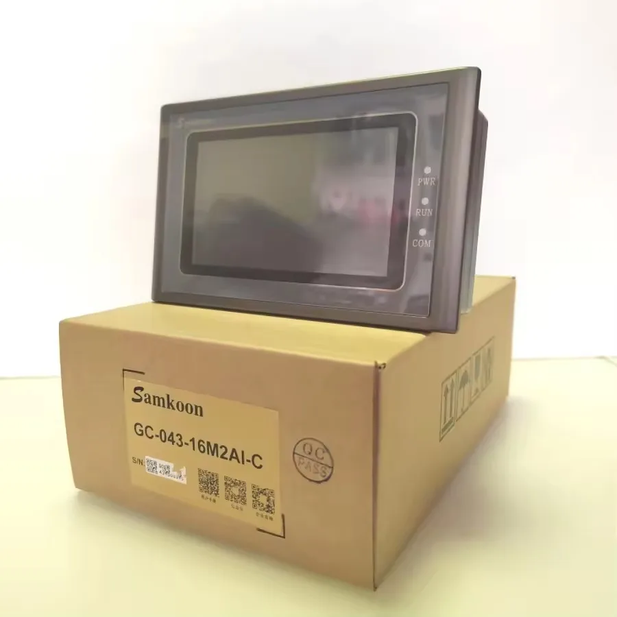 Samkoon Low Cost GC-043-16M2AI-C All in One Hmi Plc Human Machine Interface Programmable Logic Controller 4.3 Inci HMI