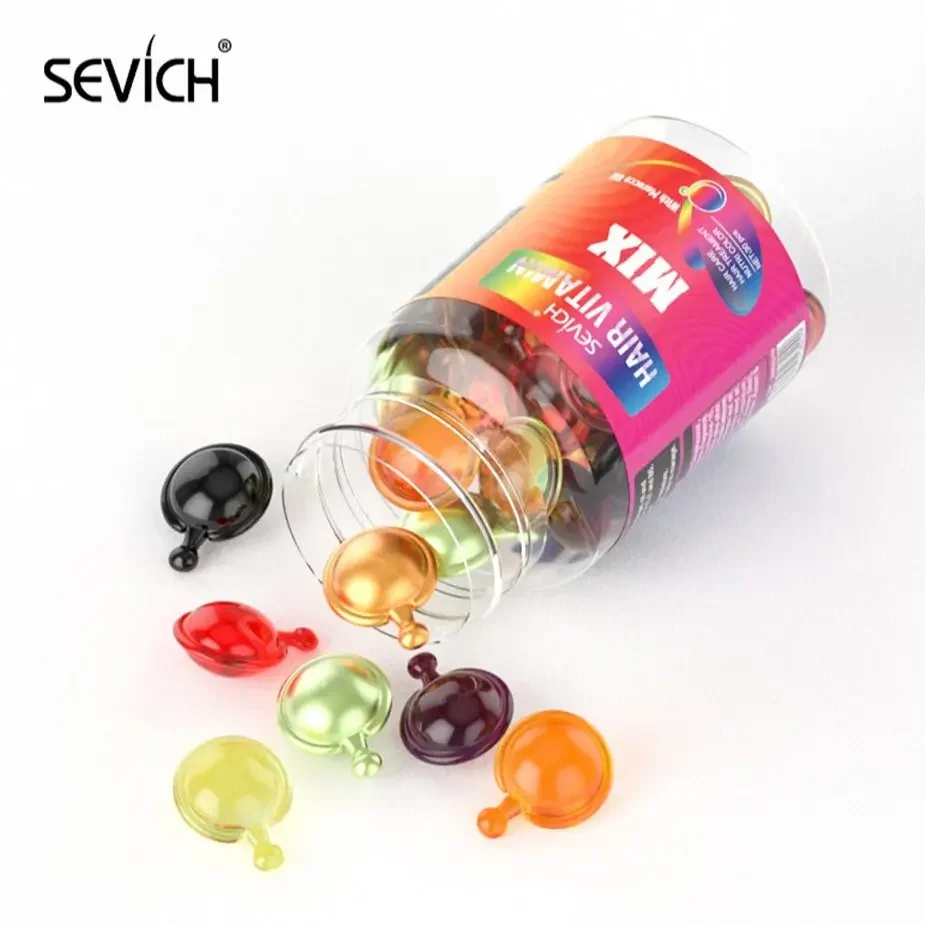 Sevich Hair Vitamin Capsule Oil Repair Damage Natural Extract Nourishing Hair Treatment Serum Pro Keratin Complex Oil