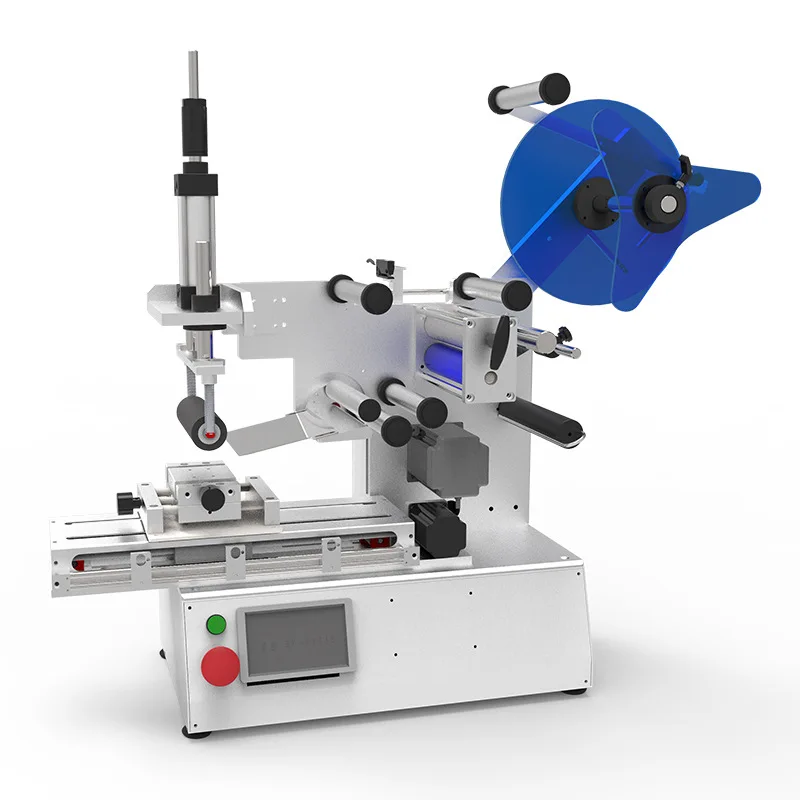 Jars With Date Coding Machine Semiautomatic Wine Round Pet Label Bottle Labeller Labeling Machine
