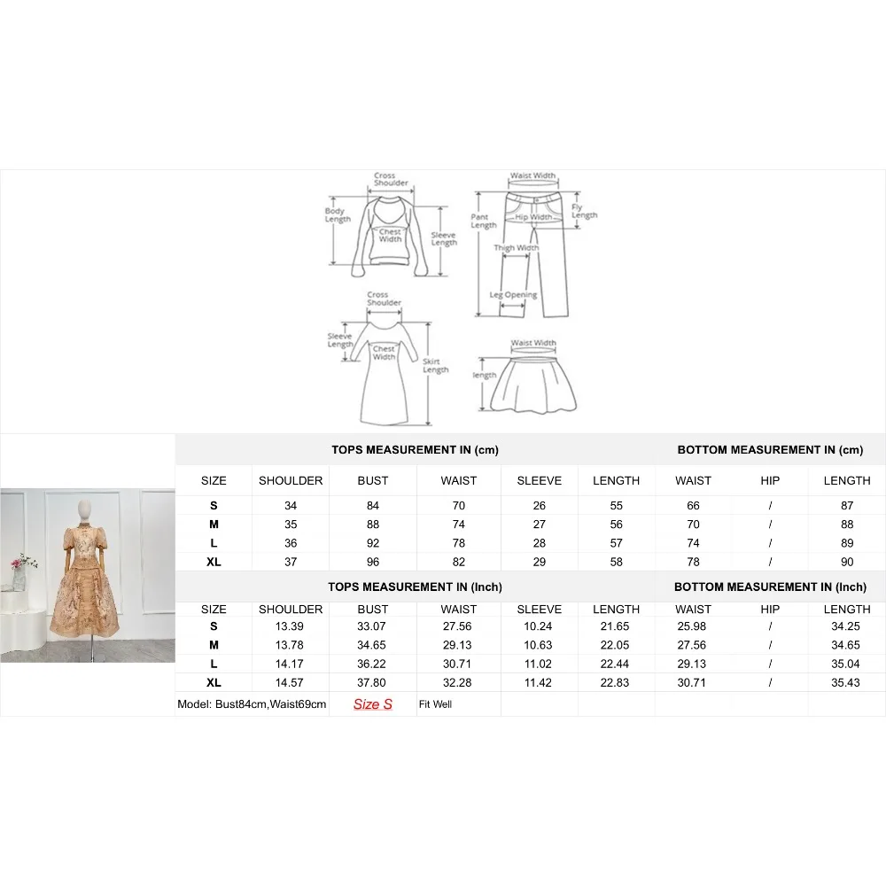 เสื้อกั๊กลายเงือกสีน้ำตาลอ่อนและชุดกระโปรงยาวปานกลางคุณภาพสูงเหมือนในรูปปี 2025
