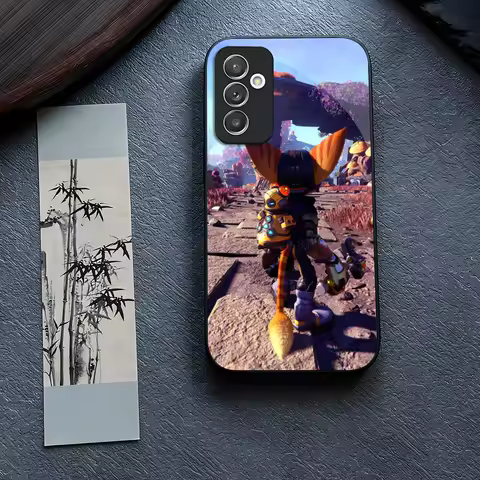 Ratchet Clank PS5 Phone Case Glass for Samsung Galaxy S24 S23 S21 S22 S20 Ultra Fe Plus A34 A54 A24 A52 A53 M54 Cover