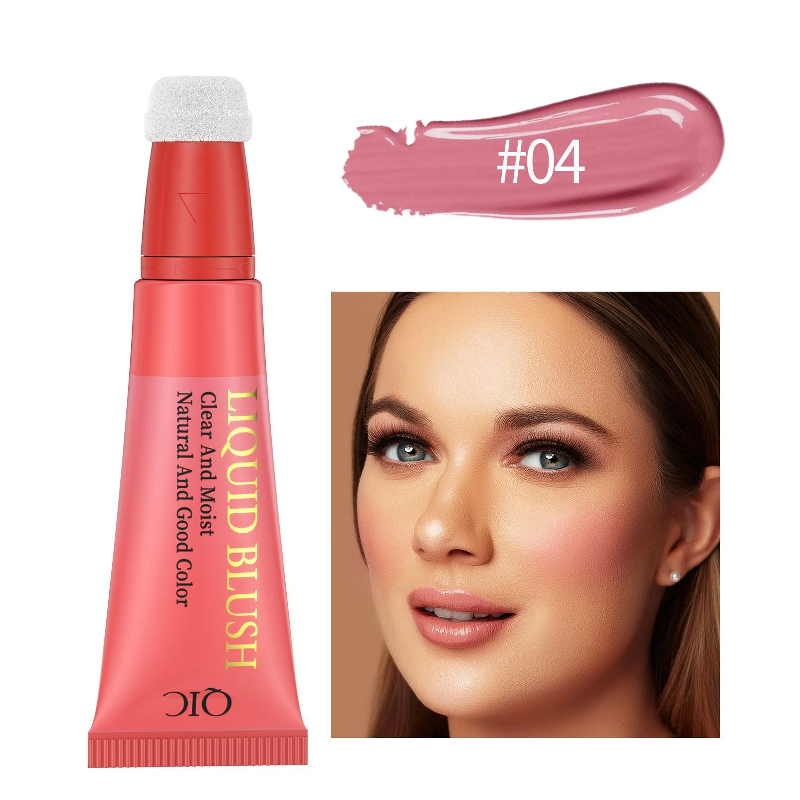 10ml Canmake Clear Moist 3 Colors Liquid Blush Easy Push Away Waterproof Long Lasting For Women