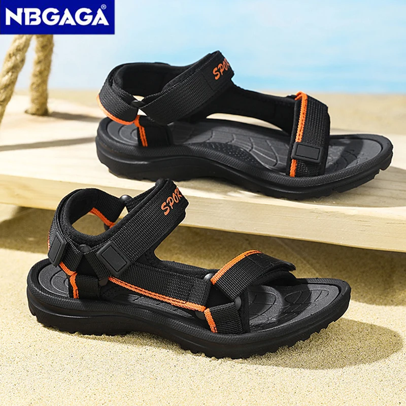 Summer Children\'s Breathable Sport Sandals Lightweight Casual Beach Shoes 5-16Years Boys Outdoor Non-slip Open Toe Sandals