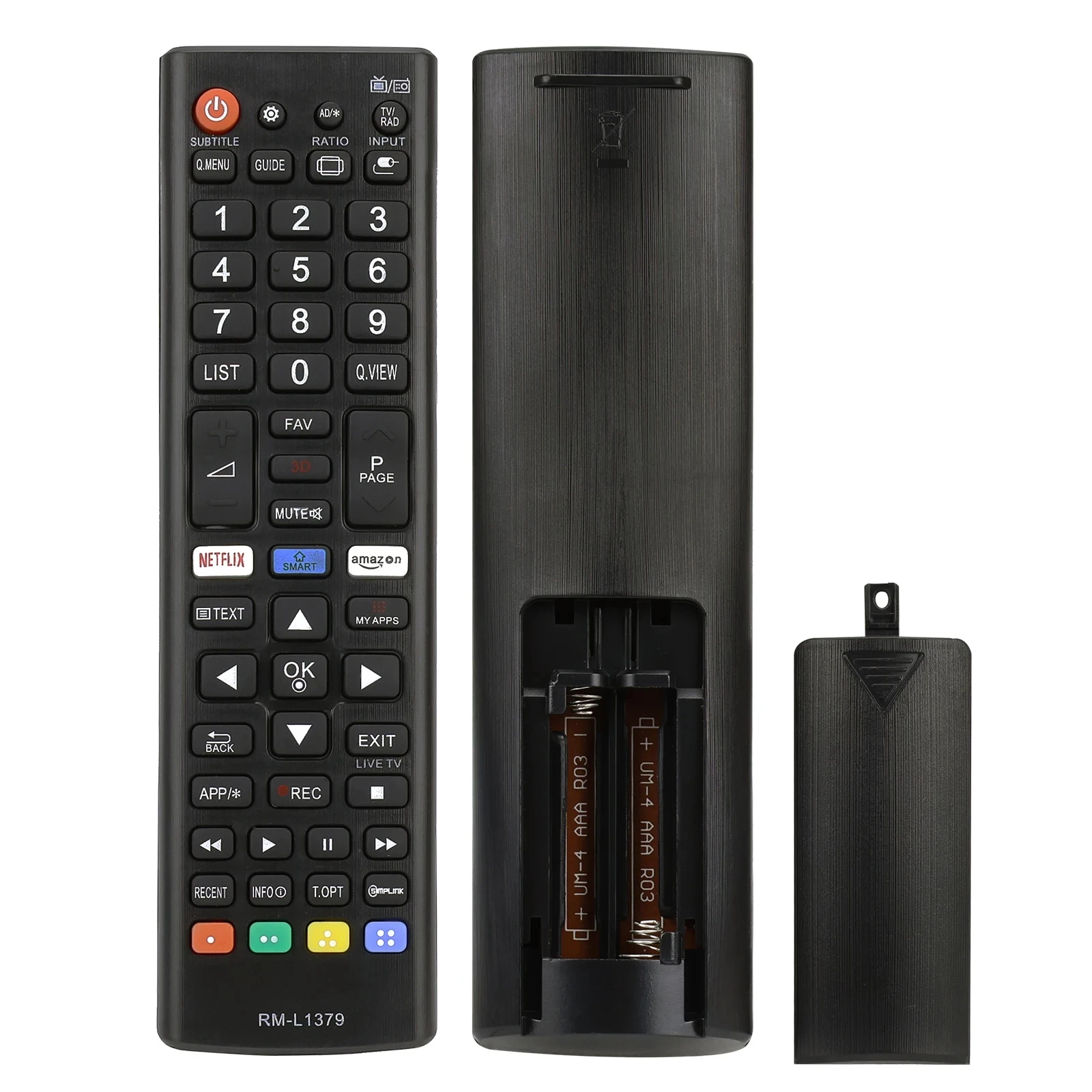 Universal Remote Control for TV Remote,Compatible with All Models for Brand, with Netflix Prime Video Shortcut Buttons