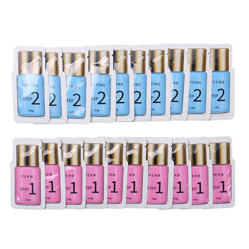 10 par/partia Saszetka Lash Lifting Lotion Lashes Lift 10-12 minut Calia Perm i utrwalanie Indywidualne opakowanie Narzędzia do makijazu