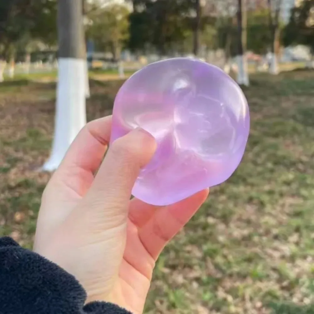 Squishy Plasticity  Fidget Toys Transparency Coconut Oil Maltose Squeeze Toy Funny Anti-stress Sensory Toy for Adults Gifts image 5