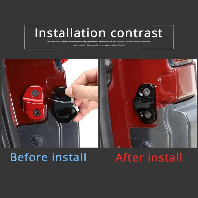 

A19Q-Car Tailgate Lock Buckle For Toyota FJ Cruiser Prado FJ120 FJ150 RAV4 Rear Door Stopper Limiter Striker Cushion Reduces