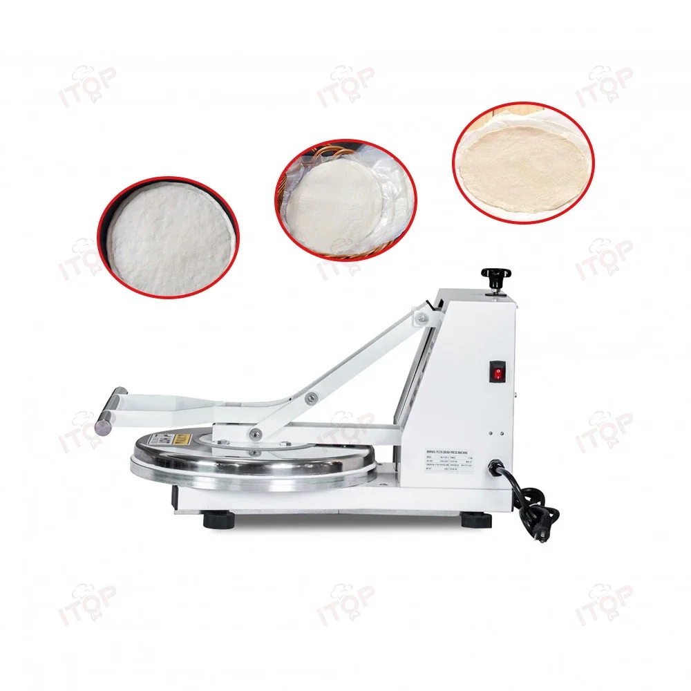 Semi-Automatic Dough Ball Heating Pressing Machine Industrial Chapati Machine Pancake Mold Maker Mini Roti Making Machine