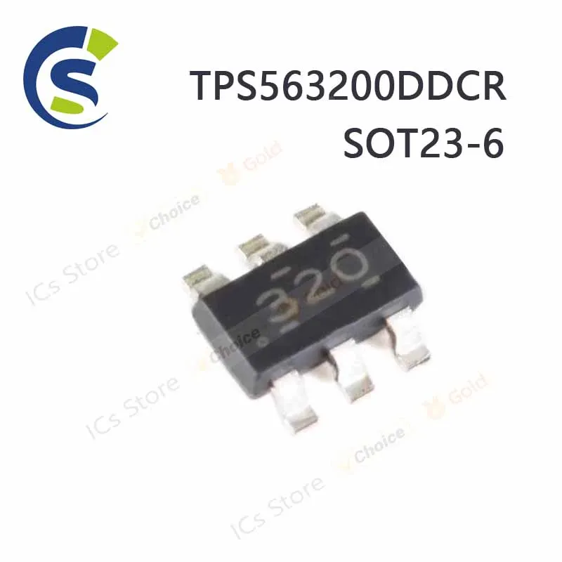 10PCS 100% New TPS563200DDCT TPS563200DDCR TPS563200 320 sot23-6 Chipset