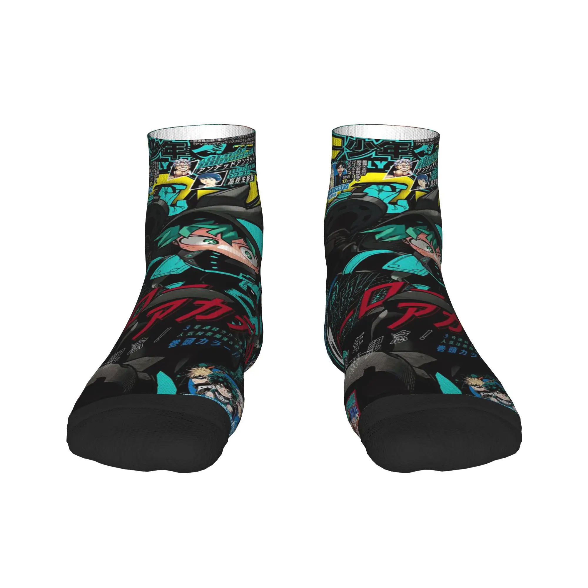 

Носки My Hero Academy, чулки высокого качества в стиле Харадзюку, всесезонные носки, аксессуары для мужчин и женщин, рождественские подарки