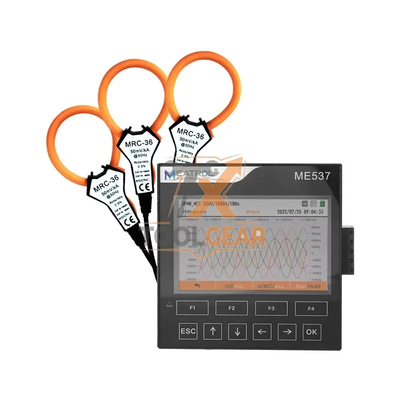 2026hotsale* ME537 Digital Display Energy Quality Modbus TCP Three Phase Panel Multi Function Electric Power Meter