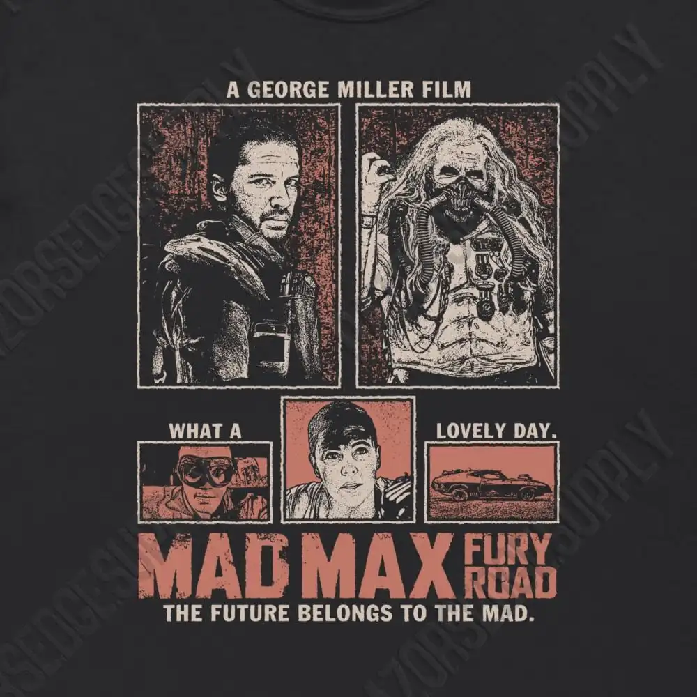Fury Road: Action Film Colors T-Shirt Tee Shirt