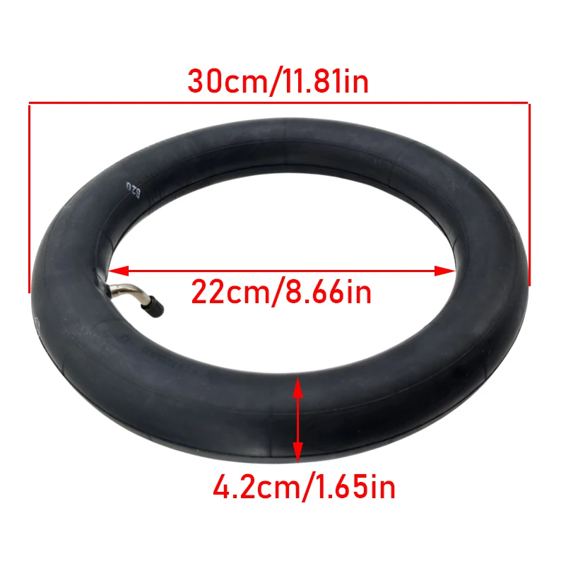 NEW 12.5Inch 12x2.125 Inner Tube 12*2.125 Camera With straight Valve For 12 x 2.125 tyres Bike Electric Scooter