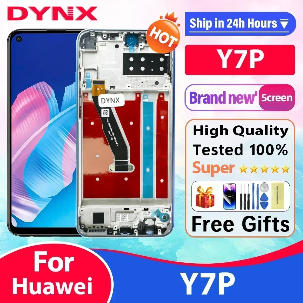 6.39'' For Huawei Y7P 2020 LCD ART-L28 ART-L29 Display For Huawei P40 Lite E LCD Display Touch Digitizer Assembly